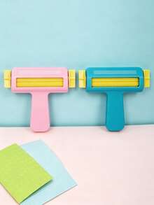1/2 piezas Herramienta de repujado de papel ondulado, herramienta pequeña para plegar papel, adecuada para manualidades hechas a mano, cartulina y decoración de álbumes de recortes, con adhesivo de doble cara - multicolor - Ver 6