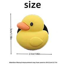 1/2pcs Yellow Duck Car Air Vent Aromatherapy Clip, Cute Design, Decorative Fragrance Diffuser - Little Yellow Duck Air Vent Clip - View 6