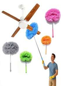 1pc Extendable Dust Duster, Anti-Static Cleaning Brush For Dusting And Deep Cleaning Gaps - Multicolor - View 2