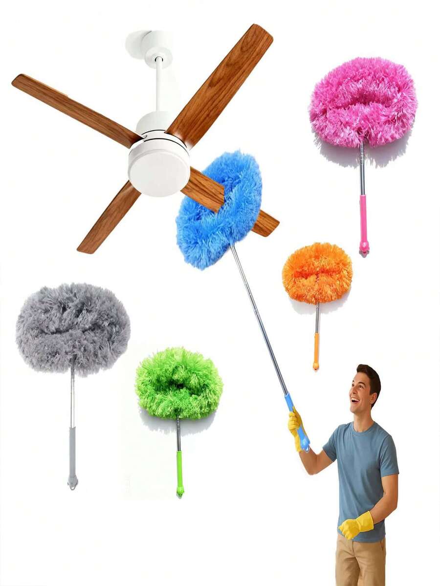 1pc Extendable Dust Duster, Anti-Static Cleaning Brush For Dusting And Deep Cleaning Gaps