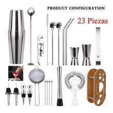 Cocktail Bar Utensils Kit 23 Pieces 750ml Boston Shaker - View 3