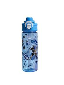 1個 600ml 夏季開學季幼兒卡通塑膠杯附吸管，便攜防摔水瓶，透明塑膠可愛卡通水杯 - 適合幼兒園和國小兒童，幼兒園、學校、戶外水瓶，嬰兒學習杯 - 彩色 - 查看 20