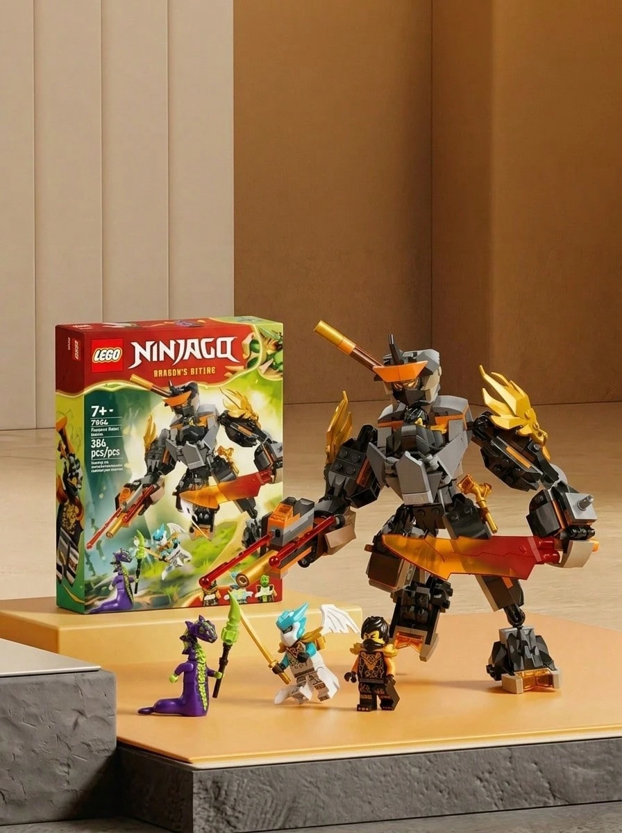 LEGO آلية مهمة كول ودراجون زين من نينجاغو للأطفال 7 سنوات فما فوق 71854 - متعدد الألوان - مشاهدة 1