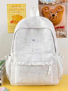 Ransel Pelajar Perempuan, Ransel Renda, Ransel Lucu untuk Anak Perempuan, Ransel Minimalis 2026, Ransel Hati untuk Pelajar, Ransel Transparan, Ransel Kecil untuk Perjalanan yang Enerjik - MultiWarna - View 3