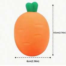 Toymendous Large Carrot Squishy Toy 13cm Giant Stress Relief Toy Adult Sensory Fidget Toy Soft And Fluffy - Multicolor - View 4