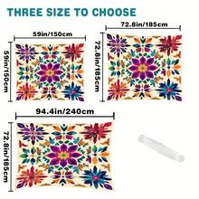 1pc - Bohemian Mandala Design Sunshade - Lightweight Polyester Sunshade, Suitable For Beach, Camping, Garden And Picnic - Outdoor Adventure Shade (Poles Not Included) - B - View 10