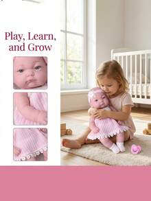 12.6 Inch Reborn Doll With Hat, Socks And Clothes, Halloween/Thanksgiving/Christmas Gift - Multicolor - View 9