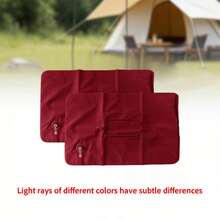 UNIQUEFORYOU 2pcs Inflatable Travel Pillows, Portable Ultra-Light Inflatable Camping Pillows With Neck And Waist Support, Washable Inflatable Pillows, Suitable For Airplane, Car, Office Nap, Hiking, Backpacking, Multi-Functional Travel Pillows. - 2pcs - View 10