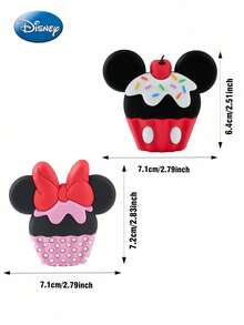 Monogram Disney 1個迪士尼官方授權3D PVC冰箱磁鐵－米奇、米妮、唐老鴨與高飛時尚眼鏡創意冰箱與置物櫃裝飾趣味備忘錄夾，適合辦公室白板，理想生日與聖誕禮物 - 1PC - 查看 10