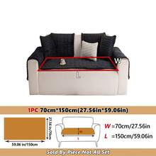 1pc Comfortable Flannel Sofa Cover, Non-Slip Machine Washable Sofa Protector, Soft & Warm, Suitable For Dogs And Home Daily Use - Multicolor - View 20