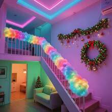 AJK 149 Inch Glowing 3D Lightning Thundercloud Light, RGB LED Full Color Changing, USB Operated Ambient Lamp. Perfect For Bedroom And Party Scene Layout. An Ideal Gift For Gamers, Weddings And Birthday Celebrations - 149 Inch - View 7