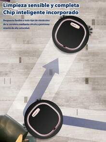 USB Rechargeable Smart Robot Vacuum Cleaner, Home Cleaning Robot, Sweeping, Mopping, Vacuuming All-In-One - Multicolor - View 9