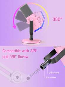 Mikrofon Gaming Streaming Recording XLR/USB untuk PC, Pencahayaan RGB, Dengan Tombol Gain, Tombol Mute, Jack Monitoring, Cocok untuk Pembuatan Video - FIFINE AM8W (Versi Global) - View 9