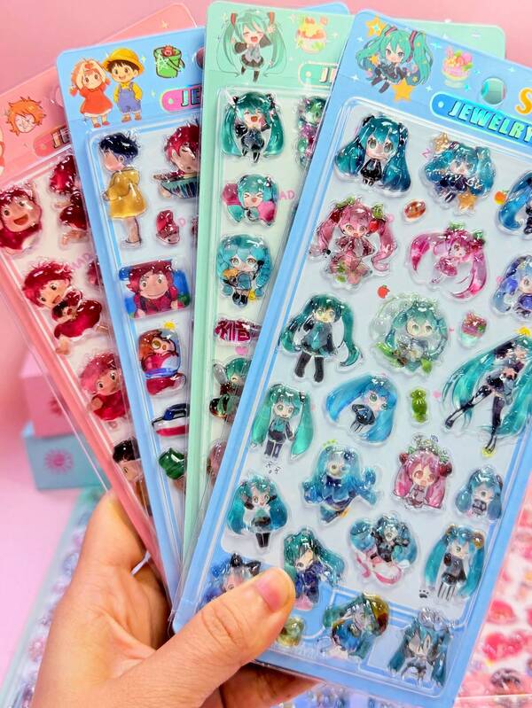 Diverse Design Versatile DIY Stickers, Niche Art Print Styles, Guka Handmade Creative Stickers, Ample Selection For Decorating Various Home Accessories, Rich Sense Of Ritual, Ideal Gift For Birthdays And Holidays, Premium Small Item