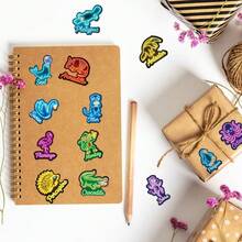 50PCS Cool Glow In The Dark Animal Stickers For DIY Skateboard Motorcycle Phone Case Decoration Ins Style Labels School Supplies - 50 PCS - View 8