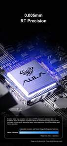 AULA HERO 75 HE 高性能電競磁軸鍵盤，藍牙/2.4G/無線，0.01mm RT 精度、8KHz 輪詢率與 160K 掃描率，RGB 背光與多功能旋鈕 - 查看 10