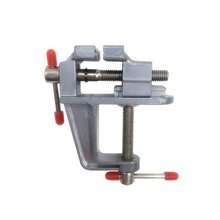Multi-Functional Mini Bench Vise 3.5" Aluminum – Clamp-On Table Vice For Jewelry Making, Hobby & Small Parts Holding - Bench Vise - View 6