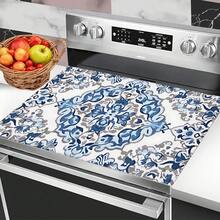 1pc Bohemian Print Rubber Absorbent Dish Mat, Espresso Machine Countertop Absorbent Mat, Sink Drain Mat, Soft Faucet Absorbent Mat, Sink Coaster, Home & Kitchen, Bathroom Accessories - Multicolor - View 7