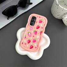 Capa de Celular: PSZ10025 Adequada para for , Compatível com for Galaxy A04s/A05s/A13 5G/A13/A14 4G/A14 5G/A15 4G/A15 5G/A16/A16 5G/A17/A24 4G/A25 5G/A26 5G, Capa de Celular com Absorção de Choque, Antiderrapante, Leve, Durável, Antimanchas e Resistente à Sujeira - Rosa chiclete - Visão 1