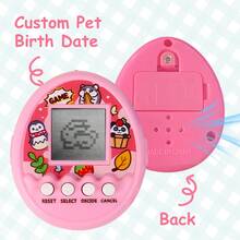 1pc Retro Electronic Pet Egg Keychain, Mini Nostalgic Handheld Game Toy With Multiple Pets & Interactive Modes, Creative Bag Decoration Gift For Children - Multicolor - View 12