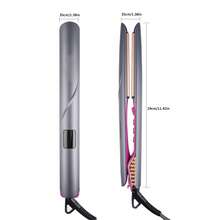 LANDOT Flat Iron Hair Straightener 1 Inch | Fast Heating Ceramic Flat Iron | Best Hot Styling Tools Professional Hair Straightener To Lock In Moisture & Shine (Black) - Black - View 2