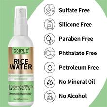 Goiple Rice Water Spray For Hair, Containing Biotin And Rice Extract, Promotes Healthy And Strong Hair, Smooths Frizz, Deep Conditioning, Nourishing & Moisturizing Rice Water Essence Suitable For Dry, Damaged, And Fragile Hair, Daily Hair Care Mist - Travel Size - View 5