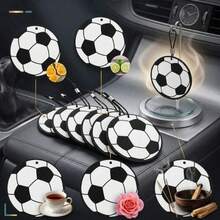 Unique Football Design, Classic Black & White Patterns, Perfect Gift For Sports Fans, Exquisite Rearview Mirror Pendant - Zuqiu - View 7