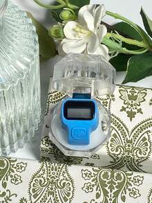 馬卡龍多色矽膠電子計數戒指，透明禮盒裝，靜音可調節手指環，穆斯林祈禱冥想誦經便攜計數禮物 - 多色 - 查看 11