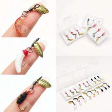 9Pcs-3Boxes Bundle Fly Fishing Flies Sequin Bait(3Pcs/Box-StylesA+3Pcs/Box-StylesB+3Pcs/Box-StylesC)Wet Flies Bait Flies For Flishing Trout/Carp Fishing Lure (With Flies Box) - Multicolor - View 5
