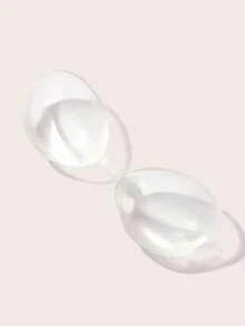 Lignisse 可重複使用矽膠黏貼式胸罩，無肩帶露背黏貼式聚攏胸罩，隱形無痕前扣式胸罩，適合深V洋裝、婚禮與派對穿著 - 彩色 - 查看 4