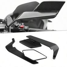 Ultra-Thin Rearview Mirror, Suitable For Mountain Bikes And Road Bikes, Bicycle Mirror Accessory, Fashionable Mirror Surface, Durable Aluminum Alloy Material, Ultra-Thin Design, High-Quality Mirror Surface, Suitable For Commuter Cyclists - Rearview Mirror With Wing - View 2