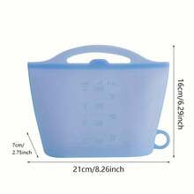 [Capacity Cosmetics Bag] Large Silicone Cosmetic Organizer Bag | Portable, Unscented, Multi-Functional Storage For Lipsticks, Makeup Brushes, Perfume,Silicone Sealing Bag,Makeup Organizer,Room Decor - Multicolor - View 2