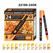 1pc Acrylic Marker Pens 36/60/84/120/168/240 Colors Optional, Waterproof, Odorless, Layerable, Art Brush, Suitable For Colored Sketching Marker Pens, Suitable For Artist Painting Pens, Used For Making Christmas, Thanksgiving, New Year Gifts, Easter Eggs, Holiday Gifts, Card Making, Metal, Ceramic, Wine Glasses, Halloween Decoration Doodle Painting Pens, Coloring Pens - Acrylic Marco Pen - View 21