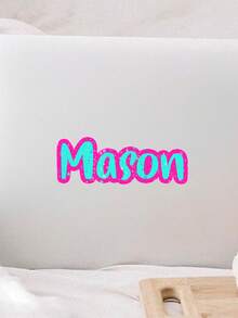 Graffiti Name Stickers: Customizable Text, Waterproof Personalized Sticker Labels. Custom Graffiti Name Stickers: Personalized Die-Cut Vinyl Stickers. - Multicolor - View 32