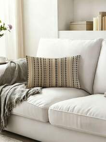 2pcs, Multi-Color Striped, Minimalist Line Pillowcase, Zipper Closure, Machine Washable, All-Season Decorative Pillowcase, Home Decor, Sofa Decorative Cushion Cover, Suitable For Bedroom, Living Room, Sofa, Car, Table And Chair Cushion (Pillow Insert Not Included) - Multicolor - View 4