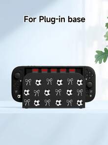 1pc Football Collage Bow Print Pattern Switch Protective Case, Storage Bag, Suitable For Switch2 (2025)/Switch OLED/Switch NS/Lite, New Switch2 Generation Game Accessory Protective Cover, Battery Life Version Game Console Accessory Protective Cover, Best Gift For SWITCH Players - Multicolor - View 7