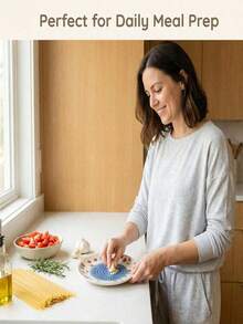1pc Ceramic Garlic Grinder, Made Of Durable Reusable Ceramic Material, Multi-Functional And Efficient, Suitable For Grinding Garlic, Ginger, Horseradish And Other Ingredients, Practical Kitchen Tool, Suitable For Daily Cooking, Easy To Clean And Store - Multicolor - View 11