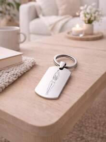 Photo Engraved Keychain: Personalized Valentine's Day Gift Set - Multicolor - View 12