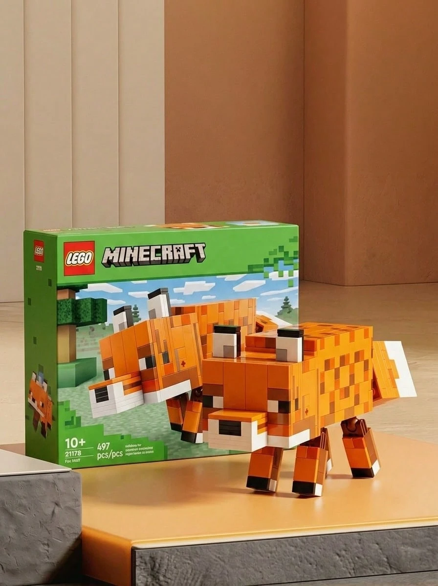 LEGO ماينكرافت® الثعلب للأطفال 10 سنوات فما فوق 21588 - متعدد الألوان - مشاهدة 1