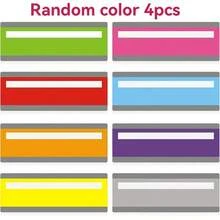 2/4pcs Colorful Reading Guide Labels, Reading Line Tracker, Enhance Comprehension, Suitable For Books, Articles, Study Guides, Transparent Design, Durable Bookmark Accessories, Office And Study Supplies - A - View 8