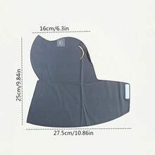 2/1pc Women's Full Face Sun Protection Dust-Proof Mask, UV Protection Neck Guard, Ice Silky Fiber Fabric Facekini For Driving And Cycling, Sunshade Mask, Spring/Summer - A - View 12