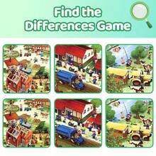 Picture Comparison Challenge Book - Find The Differences Puzzle, Exquisite Illustrations, Cultivate Concentration, Patience And Logical Thinking Ability - Spot the Difference - View 8