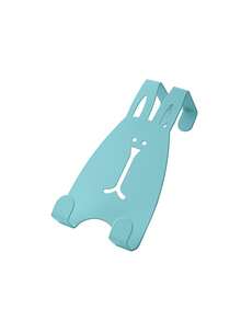 1/4pcs Cute Rabbit Over The Door Hook, Metal Door Hanger, No Drill Towel Clothes Hanging Rack, Nursery Room Storage Organizer - Multicolor - View 14