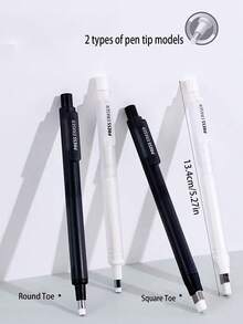 Press-Type Pen-Shaped Eraser, Replaceable Refill, Designed For Highlighting In Sketching And Painting, No Residue, Specially Formulated For Artistic Creation - Press-type Pen Eraser - View 9