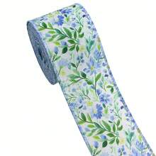 Blue Chiffon Ribbon, Fresh And Elegant Theme, DIY Bow, Wreath Craft Decorative Trim - Multicolor - View 23