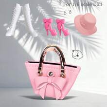30cm Doll Shoes Fashion Women Doll Boots High Heels Suitable For 2cm Foot Length Dolls Fashion Bags Classic Hat Set 1/6 BJD Doll Accessories Multiple Options - Multicolor - View 5