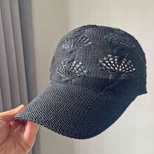 1pc Breathable Mesh Baseball Cap - Adjustable Sun Hat, Solid Color Fan Design, Lightweight & Multi-Functional, Suitable For Summer Outdoor Activities | Summer Multi-Functional Headwear | Sun Protection Hat - Multicolor-b - View 5