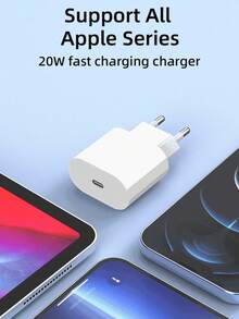 3pcs/2pcs/1pc 30W Multi-Function Wall Charger, Supports Multiple Specifications, Suitable For IPhone 17/16/15/14 Pro Max/14 Pro/14 Plus/14/13/12/11 And Other Models With 30W PD Fast Charging, Suitable For Home, Office And Travel Use - EU C Type Plug(220-240V) - View 5