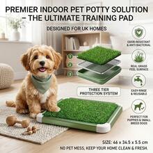 Pet Training Pad Indoor Dog Toilet Tray Artificial Grass Reusable Puppy Potty Training System Easy Clean - View 5