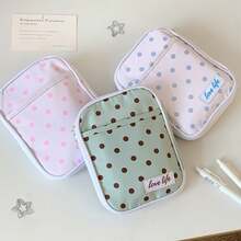 1pc Cute Multi-Layer Storage Box, Large Capacity Mesh Compartment Travel Organizer Bag, Portable Camera, Stationery, Cosmetics, Credit Card Storage Pouch - Multicolor - View 7